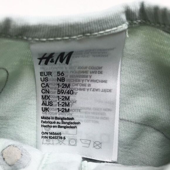 H&M panda bear face sleeper EUC NB - Picture 4 of 5